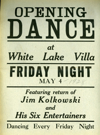 White Lake Villa Dance Poster